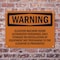 Signmission Elevator Machine Room Authorized Personnel OSHA Warning Sign, Plastic, 10in W x 7in L, 2PK OS-2PACK-WS-P-710-L-12103 - alternate 7